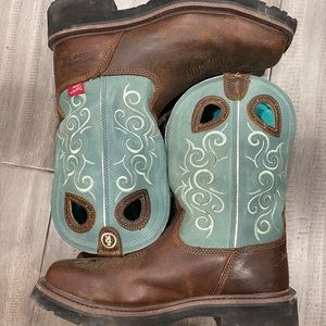 Tony Lama waterproof composite toe boots